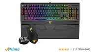 Gamdias Gkc6011 Ares 7 Color Backlit Rgb Membrane Gaming Combo With (Otf) Macro Recording & Ourea Optical Mouse 4000 Dpi@Rs 1899 (73% off)
