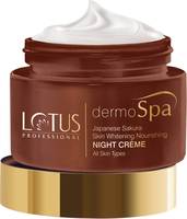 Loot mrp error - Lotus Herbals Dermo Spa Japanese Sakura Skin Whitening and Nourishing Night Creme (50g) @260/- Mrp 845/-