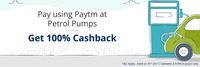 Paytm 100% cashback at Jaipur Petrol pumps on 31 October