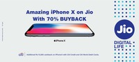 Amazing iphone X on jio with 70% buyback +10,000 cashback on Citi cards