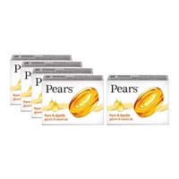 Pears Pure and Gentle Bathing Bar, 125g (Buy 4 Get 1 Free)