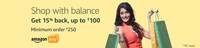 Shop with Amazon pay balance and get 15% cashback