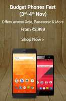 Flipkart Budget Phones Fest- Upto Rs.2991 OFF | (3-4 Nov)