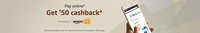 Amazon : Get ₹50 Cashback To Pay Via Cards/ Net Banking/ Pay Balance 