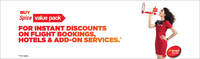 spice-jet value pack:Pay ₹999 Get ₹3999
