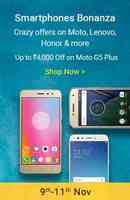 Smartphone Bonanza sale: Deals on Moto G5 Plus, Honor 6X, Oppo F3 and more + Exchange offer 