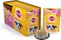 (Loot back again) Pedigree Gravy Chicken Chunks for Puppy Chicken Dog Food (1.2kg) @150/-
