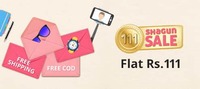 111 shagun sale - everything at flat 111 + Free shipping + Additional 11% off on prepaid orders
