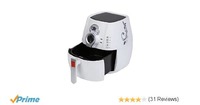 BrightFlame 3.2 Litres Air Fryer, White (Fry, Grill, Bake & Roast)-Rs 3999(60%)