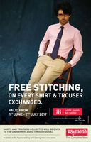 Free shirt / trouser by Raymond