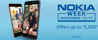 Nokia Week || Nov 13th-17th || Offers Upto Rs.3500* (Last Day)