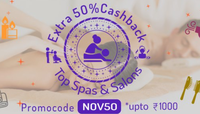 Extra 50 % Cashback on Spa & Salons at LittleApp