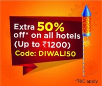 50% off on hotel booking upto 800 + 150 paytm movie voucher on all hotels