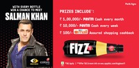 Rs. 100 PAYTMMALL Voucher Free On Fizz 