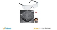 May be loot: 3M 28246 Accedre Combo Of Full Eye Cover Bike Riding Goggles With Anti Pollution Face Mask @73