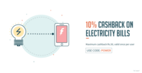 Get 10% cashback upto 50 on Electricity Bill Payments on Freecharge