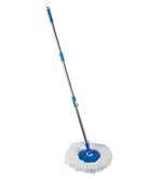 (Price Error ) Gala Silver & white Spin Mop Handle with Refill