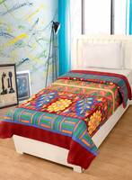 Optimistic Home Furnishing Floral Single Blanket Multicolor