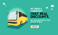 Get 25% Upto Rs 150 Instant Discount on Bus Tickets at RailYatri