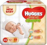 (88% Off)  Huggies Ultra Soft Diaper - XS ( 22 Pieces )