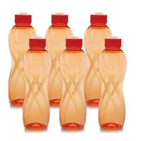 Cello Twisty PET Bottle Set, 1000ml, Set of 6