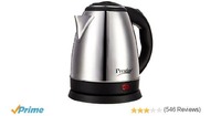 Prestige PKOSS 1.8-Litres 1500-Watt Electric Kettle, Steel 
