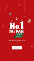 Mi Christmas festival 1₹ flash sale