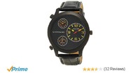 Giordano Chronograph Multi-Colored Dial Men's Watch - 60068 Black/Yellow