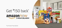 Rs.150 cashback on Rs.999 on 1st purchase, Rs. 200 on Rs. 1999 on Repeat
