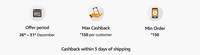 Shop with Amazon Pay balance get 15% cashback up to Rs.150 | 26-31 Dec