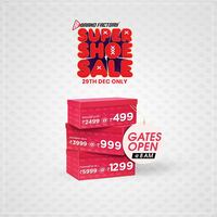  Brand Factory SUPER SHOE SALE Offer : All the leading footwear brands at throw away prices for 1 day only 