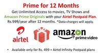 Bharti Airtel Offering Free Subscription to Amazon Prime Video With myPlan Infinity Postpaid Plans Above Rs 499
