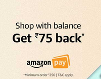 Shop with Amazon Pay balance get 75 cashback 