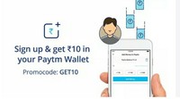 Sign UP & Get Rs. 10 PAYTM New account