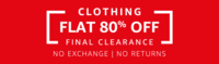 FLAT 80% OFF : Amazon Fashion Clearance Sale