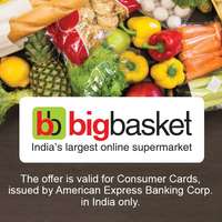 BigBasket - 15% instant discount with Amex cards (Extended till 15th May)