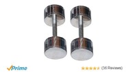 Skera Steel Chrome fixed Dumbbell (Pair) @ 100 only