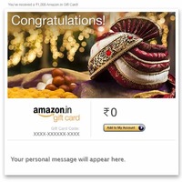 Amazon gift card - 10% cashback upto 100 (non Prime members)