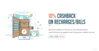 Get 10% Cashback On your 1st & 3rd transaction on FreeCharge