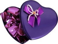 Skylofts Stylish Valentine Chocolate Love Heart Tin Gift Pack 