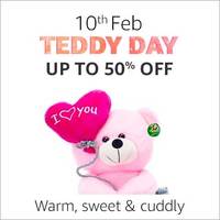 Up to 50% off on Valentine day gift From Rs. 65
