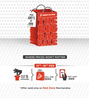 Brandfactory Bigbag sale pick any 5 apparel for Rs.999