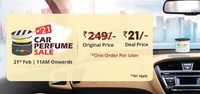 DROOM car perfume at Rs 21 (Starts at 11 AM)