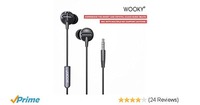 WOOKY® Beatz-Basic In-Ear Earphone with Mic (Black)