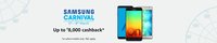 Samsung Carnival – Up to Rs. 8000 Cashback (5 - 8 March)