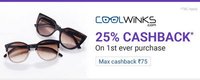 25% cashback upto a maximum of Rs. 75 on first-ever PhonePe transaction on Coolwinks web platform.