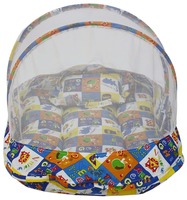 Amardeep ABC Collage Baby Mattress with Mosquito Net, Blue