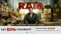 Get 50% Cashback Up To Rs. 100 On Raid Movie Tickets Booking At Paytm (All User)