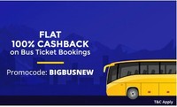 Flat 100% Cashback Upto ₹125 on bus ticket bookings at paytm [new users]