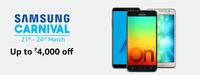 Amazon Samsung Carnival (21st-24th March) upto ₹4000 OFF + upto ₹2000 OFF on Exchange